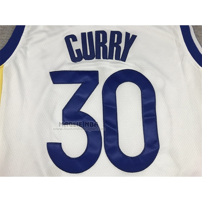 Maglia
 Stephen Curry NO 30 Golden State Warriors Association 2022-23 Bianco
